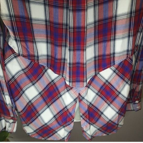 Sam Edelman plaid button down - Picture 4 of 10